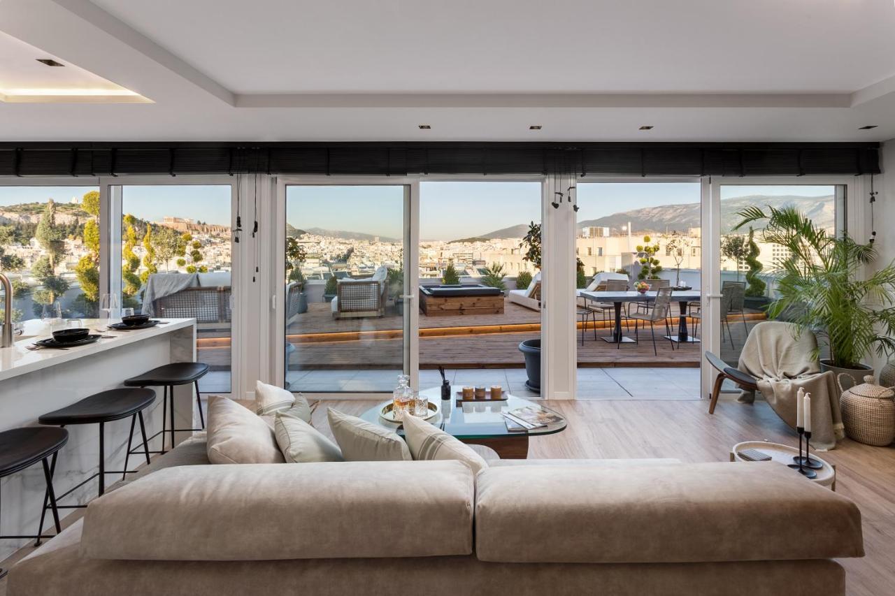 Supreme Luxury Suites By Athens Stay Ngoại thất bức ảnh
